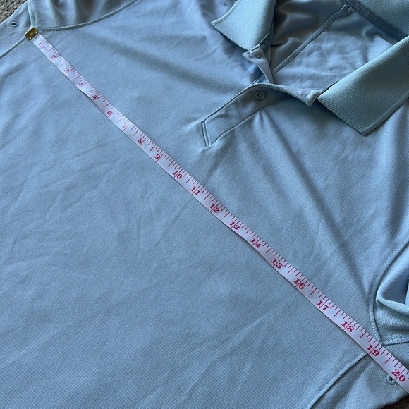 Lululemon Tech Pique Polo Light Blue/Grey - Picture 10 of 12